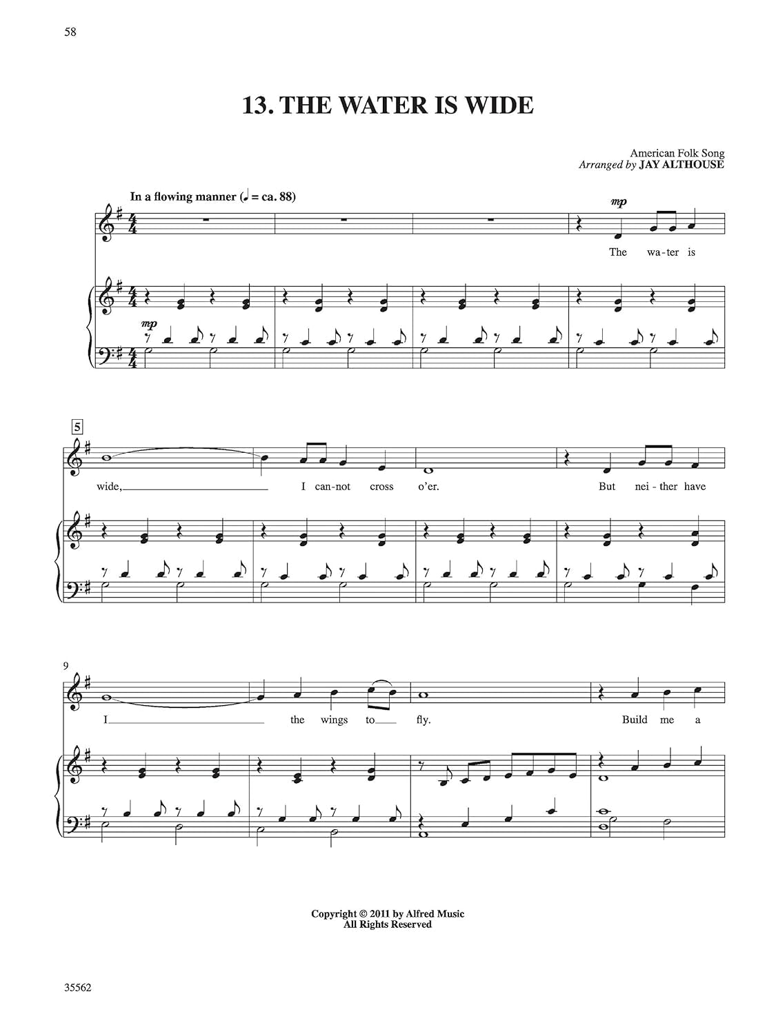 American Folk Songs for Solo Singers: Medium High Voice (Book & CD)