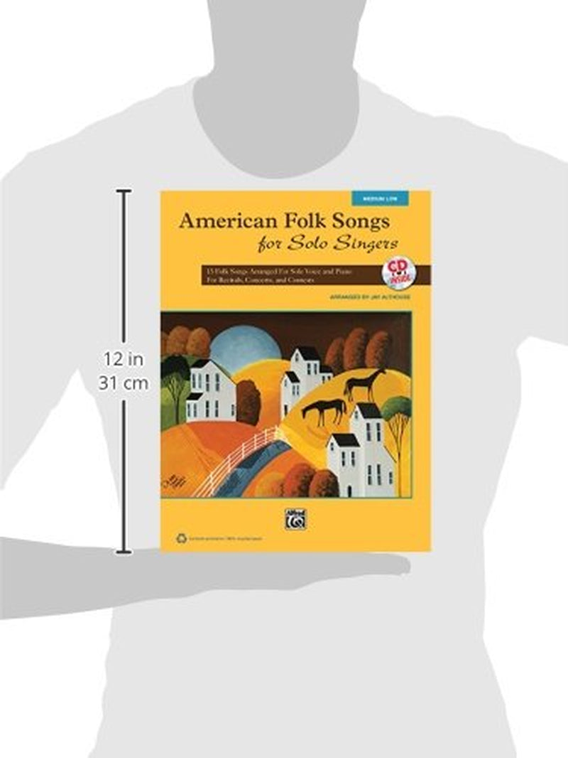 American Folk Songs for Solo Singers: Medium Low Voice (Book & CD)