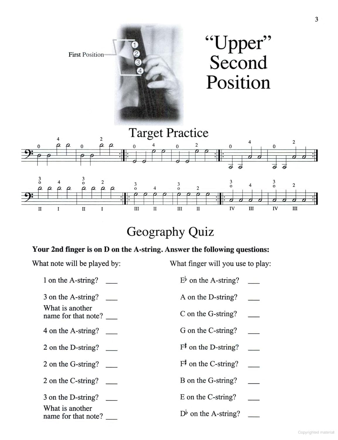 Position Pieces for Cello