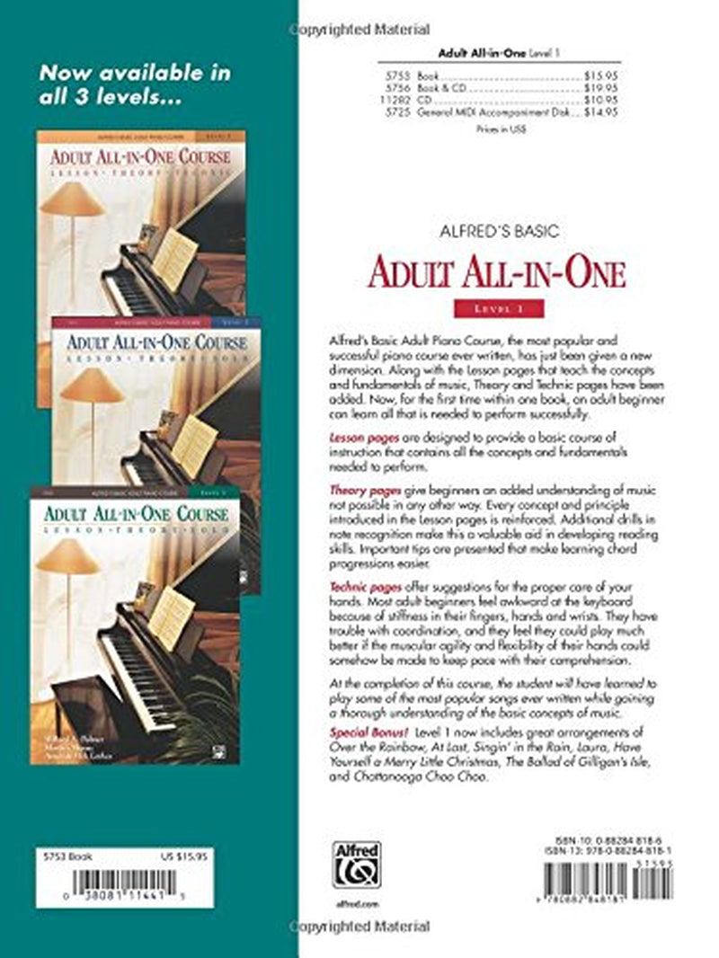 Adult All-In-One Course: Lesson-Theory-Technic: Level 1