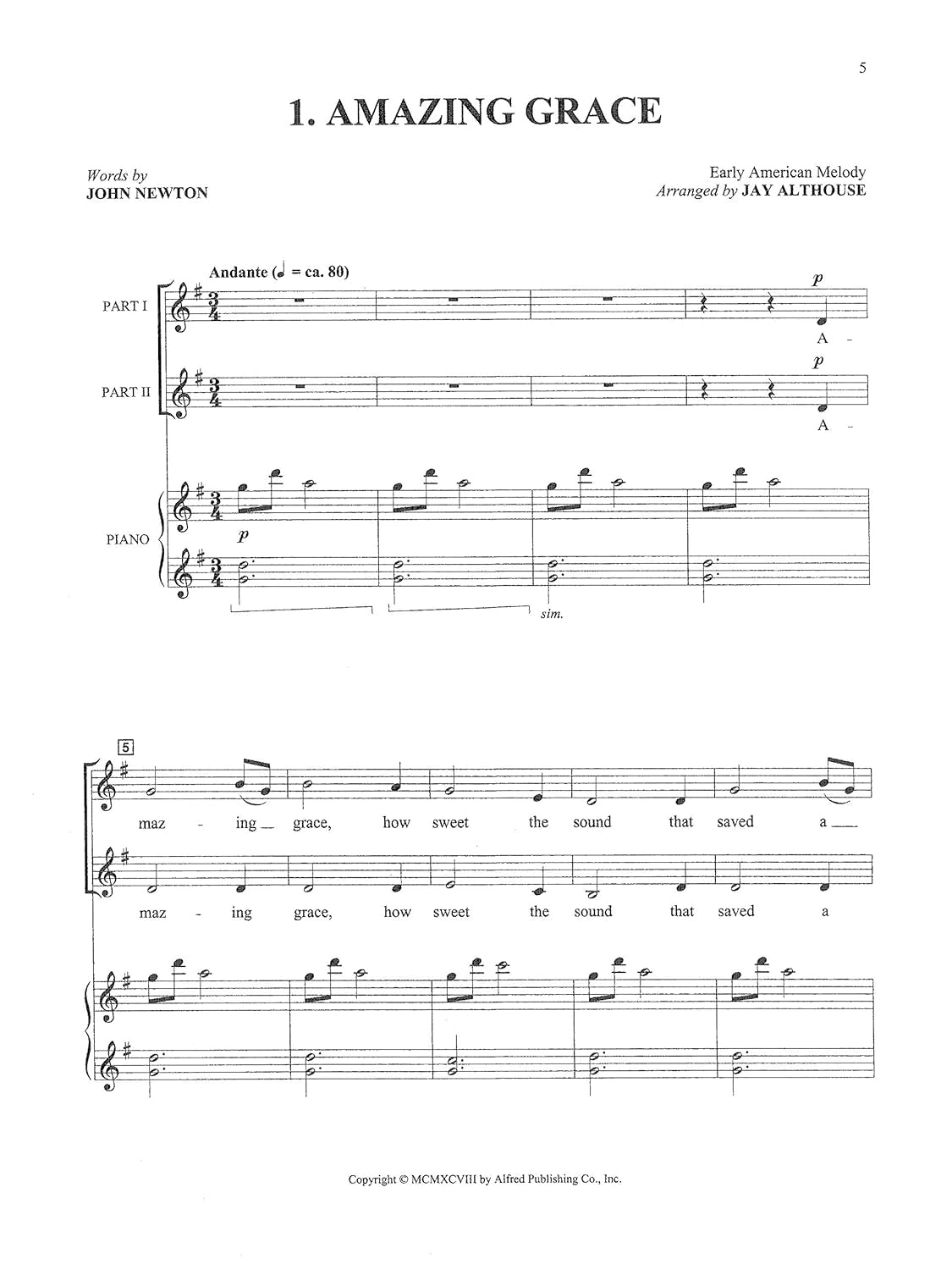 Folk Songs for Two: 11 Folk Songs Arranged for Two Voices and Piano . . . for Recitals, Concerts, and Contests (For Two Series)