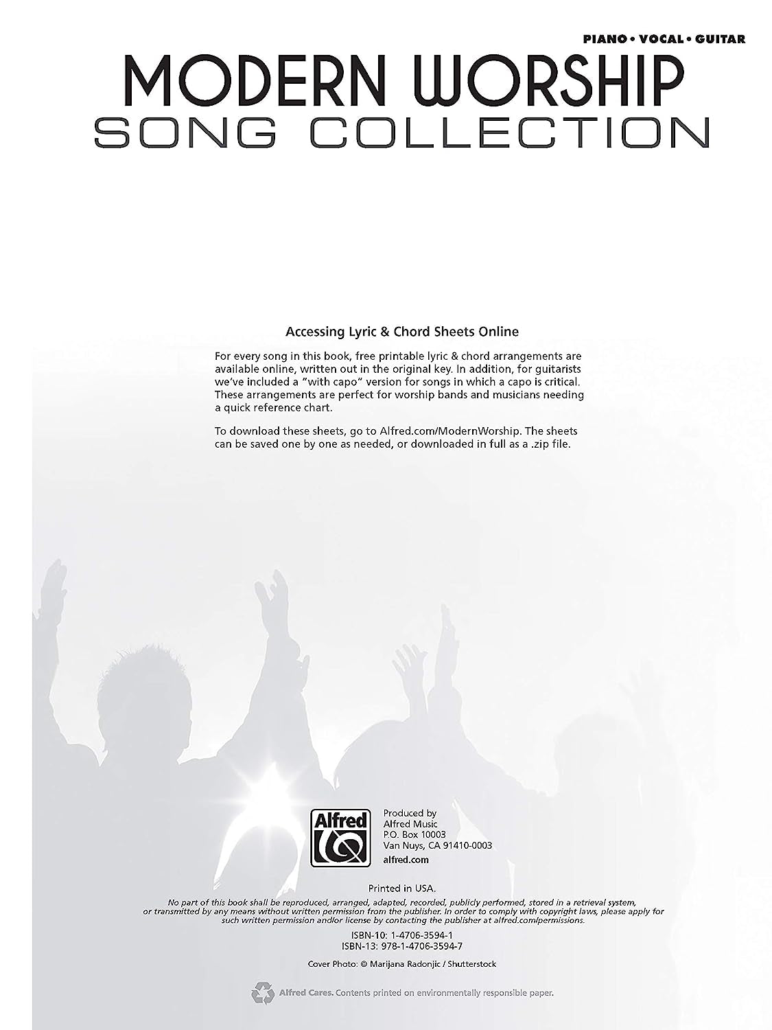 Modern Worship Song Collection: Piano/Vocal/Guitar