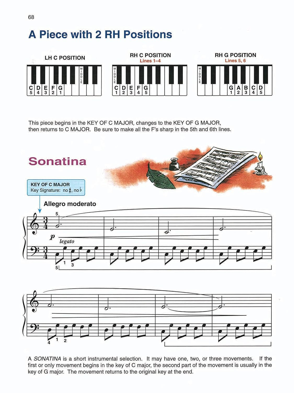 Piano Lesson Book: Complete Level 1, for the Later Beginner