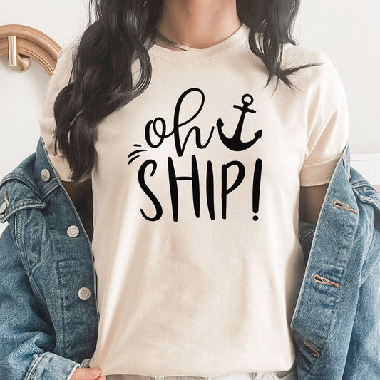 Oh Ship Graphic Tee | Cruise Ship | Vacation | Cruise Control | Ocean | Island | Family Cruise