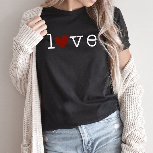 Love Graphic Tee | Love | Heart | Valentine | Valentine's Day | I Love You | Heart you