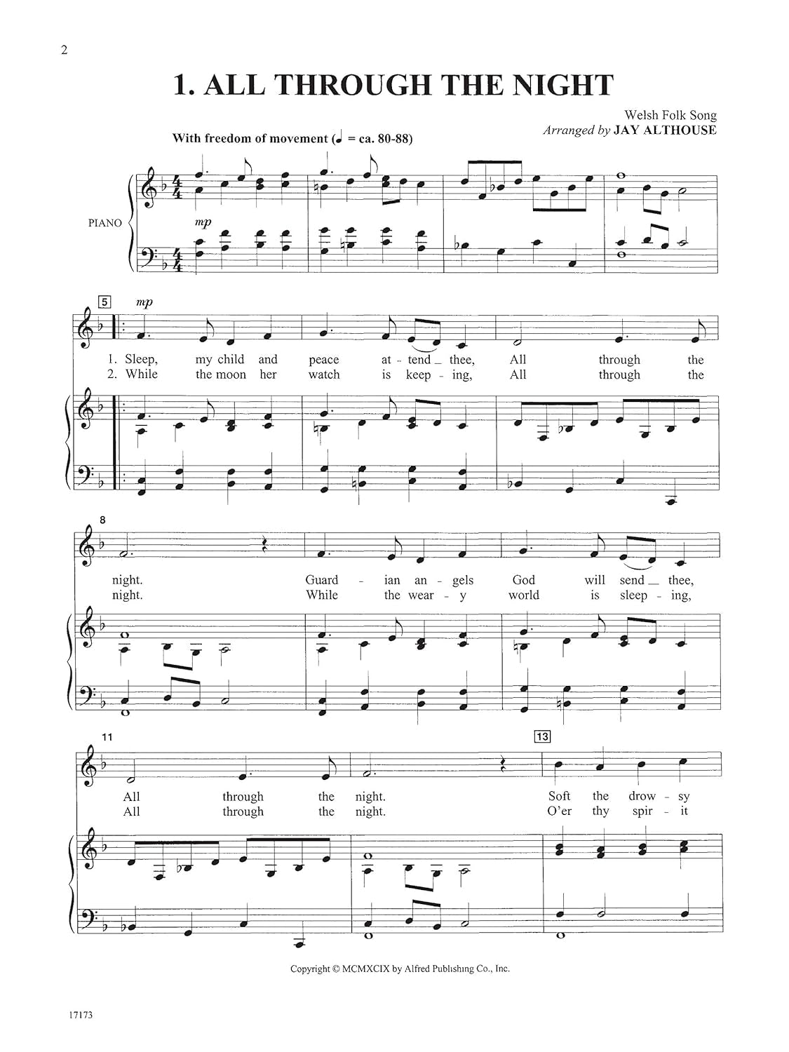 Ready to Sing . . . Folk Songs: Ten Folk Songs, Simply Arranged for Voice and Piano, for Solo or Unison Singing