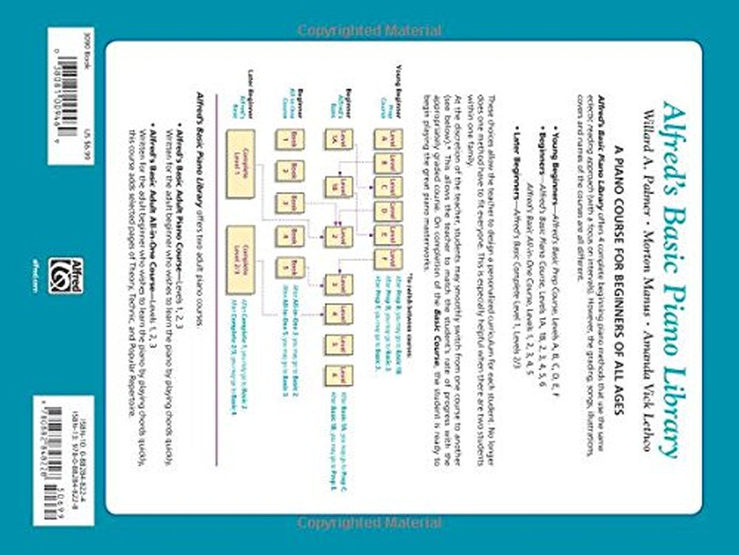 Alfred'S Basic Piano Prep Course Lesson Book, Bk B: for the Young Beginner (Alfred'S Basic Piano Library, Bk B)