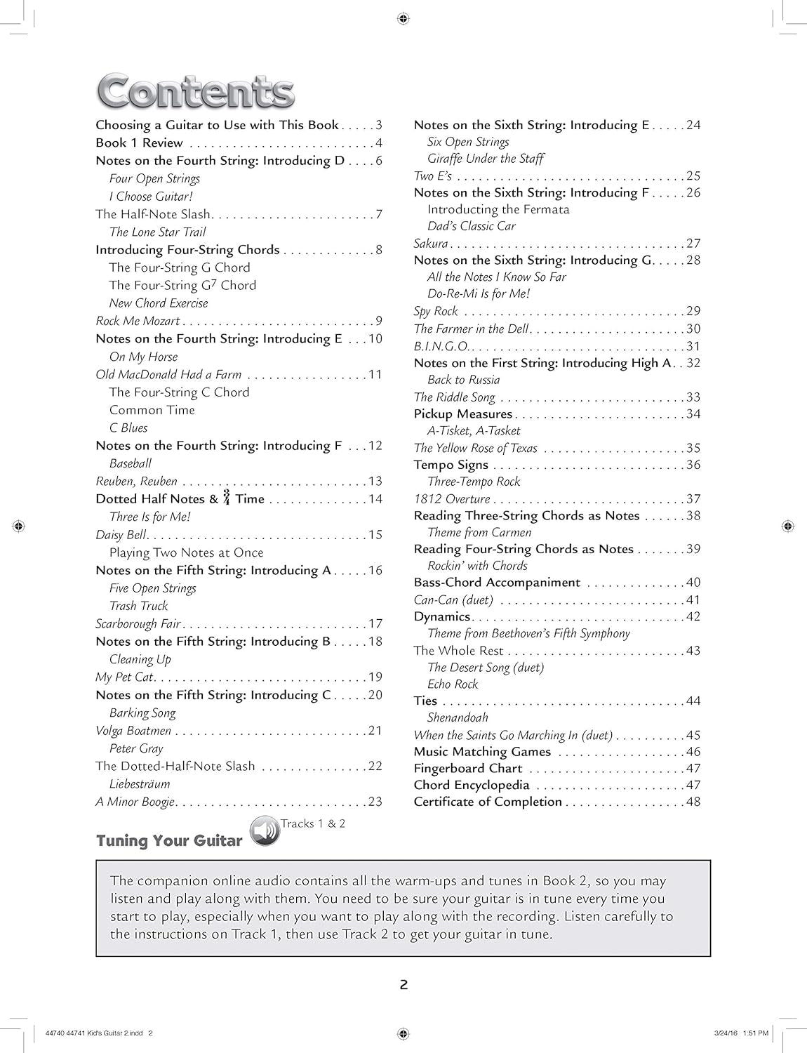 Alfred'S Kid'S Guitar Course 2: the Easiest Guitar Method Ever!, Book & Online Audio