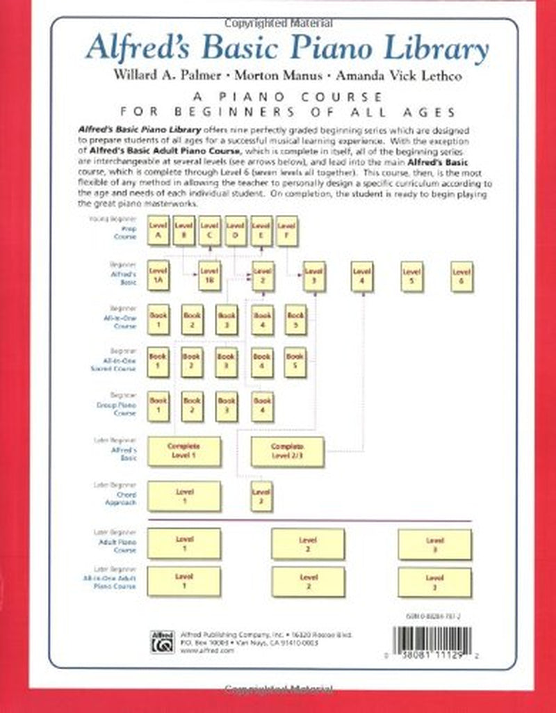 All-In-One Course for Children: Lesson, Theory, Solo, Book 1 (Alfred'S Basic Piano Library)