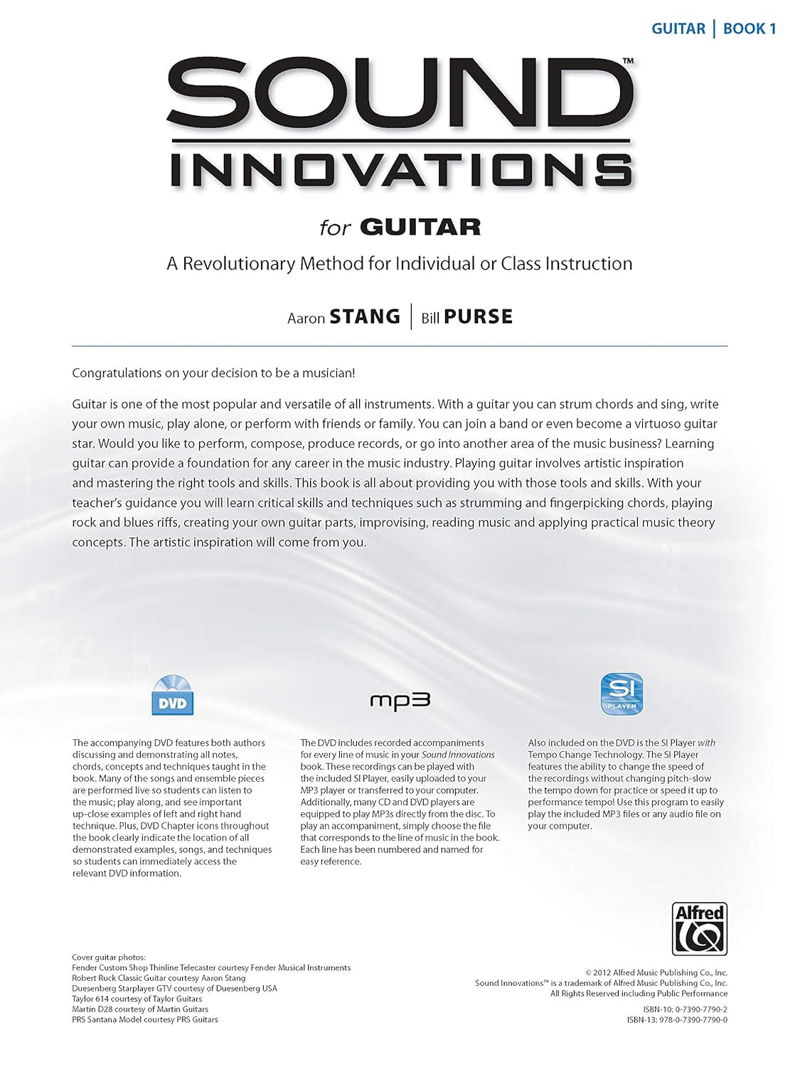 Sound Innovations for Guitar, Bk 1: a Revolutionary Method for Individual or Class Instruction, Book & Online Media