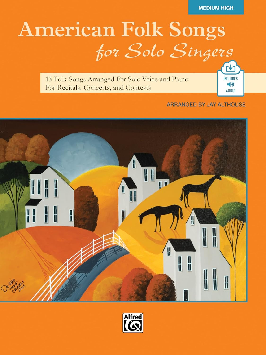 American Folk Songs for Solo Singers: Medium High Voice (Book & CD)
