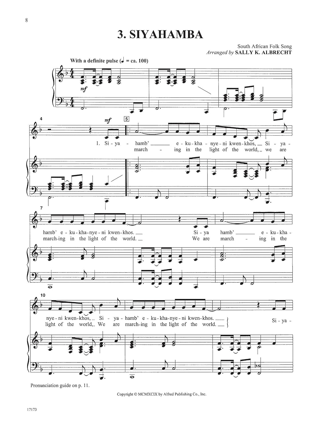 Ready to Sing . . . Folk Songs: Ten Folk Songs, Simply Arranged for Voice and Piano, for Solo or Unison Singing
