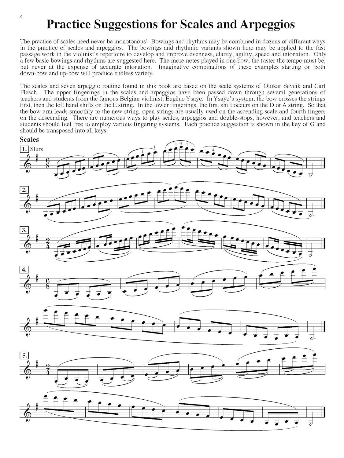 Scales for Advanced Violinists