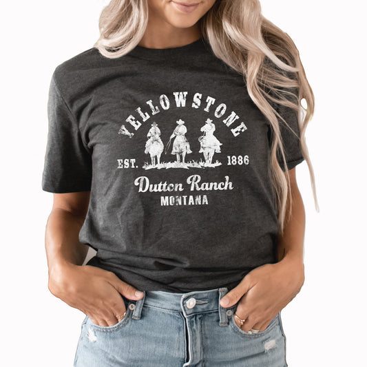 Yellowstone Dutton Ranch Montana Graphic Tee | Dutton Ranch | TV Show | Beth Dutton | Rip | Yellowstone | Montana
