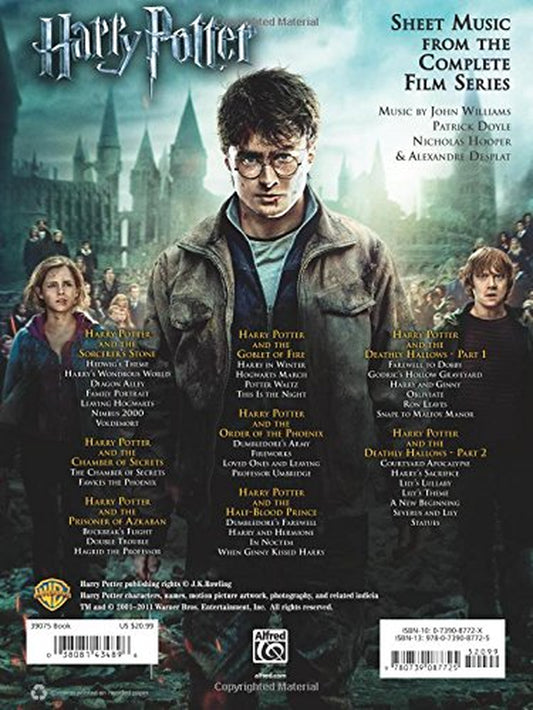 Harry Potter -- Sheet Music from the Complete Film Series: Easy Piano