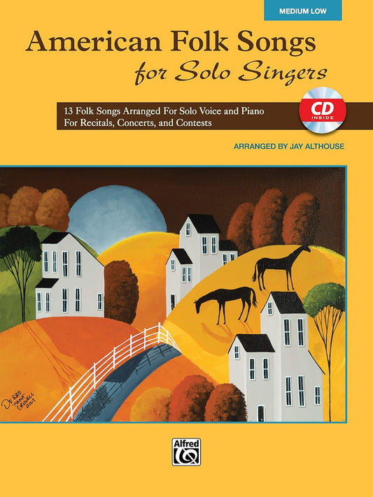 American Folk Songs for Solo Singers: Medium Low Voice (Book & CD)