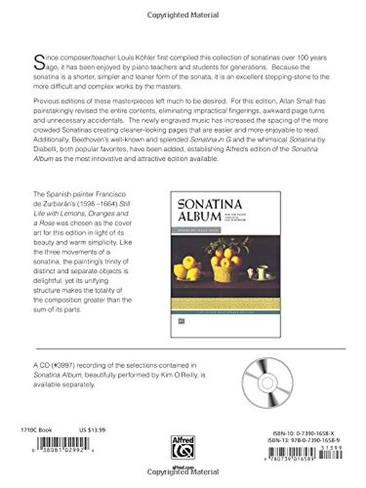 Sonatina Album: a Collection of Favorite Sonatinas, Rondos, and Other Pieces for the Piano