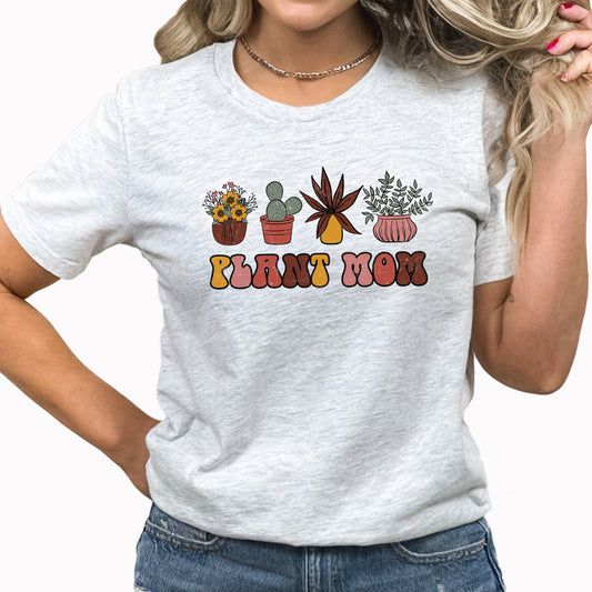 Plant Mom Graphic Tee | Plant Lover | Garden | Hanging Plants | Plant Mama | Wet My Plants | Succulents