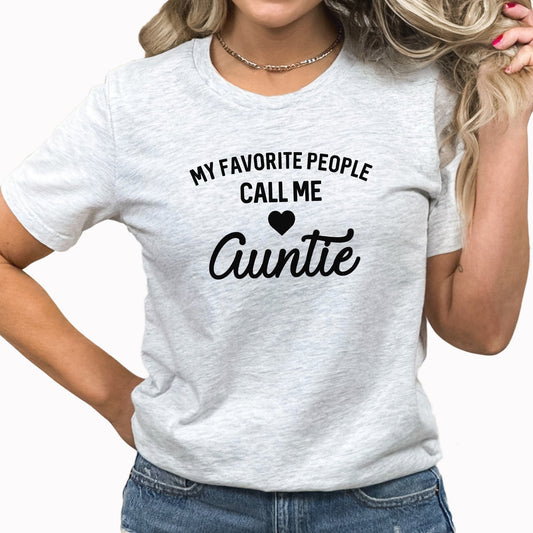 Auntie Graphic Tee | Favorite People | Family | Mother | Auntie | Mother's Day | Love | Heart