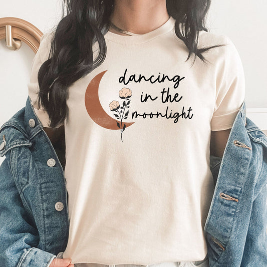 Dancing In The Moonlight Style 1 Graphic Tee | Dancing | Moonlight | Twirl | Dance | Spin