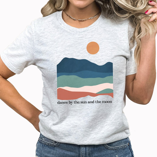 Dancing In The Moonlight Style 3 Graphic Tee |  Dancing | Moonlight | Twirl | Boho