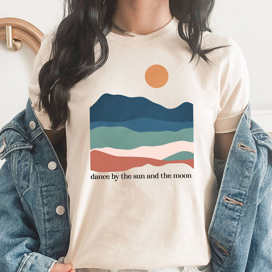 Dancing In The Moonlight Style 3 Graphic Tee |  Dancing | Moonlight | Twirl | Boho