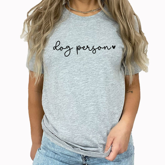 Dog Person Graphic Tee | Dog Mom | Dog Person | Animal | Dog Lover | Dog Walker