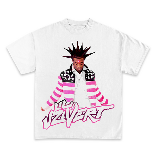 Lil Uzi Vert Pink Tape Graphic T-Shirt