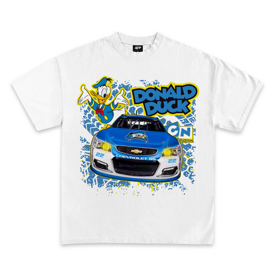 NASCAR Donald Duck Cartoon Network Racing T-Shirt