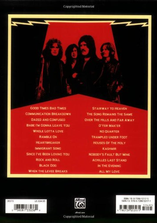 Led Zeppelin: Mothership - Authentic Guitar, Tab Edition