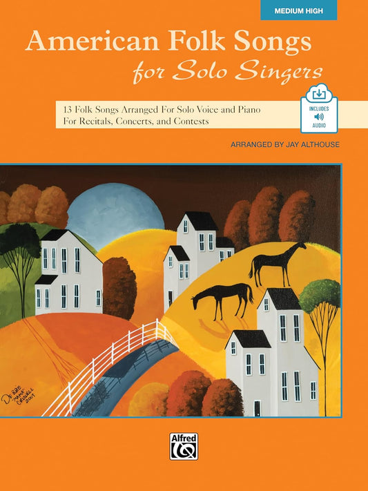 American Folk Songs for Solo Singers: Medium High Voice (Book & CD)