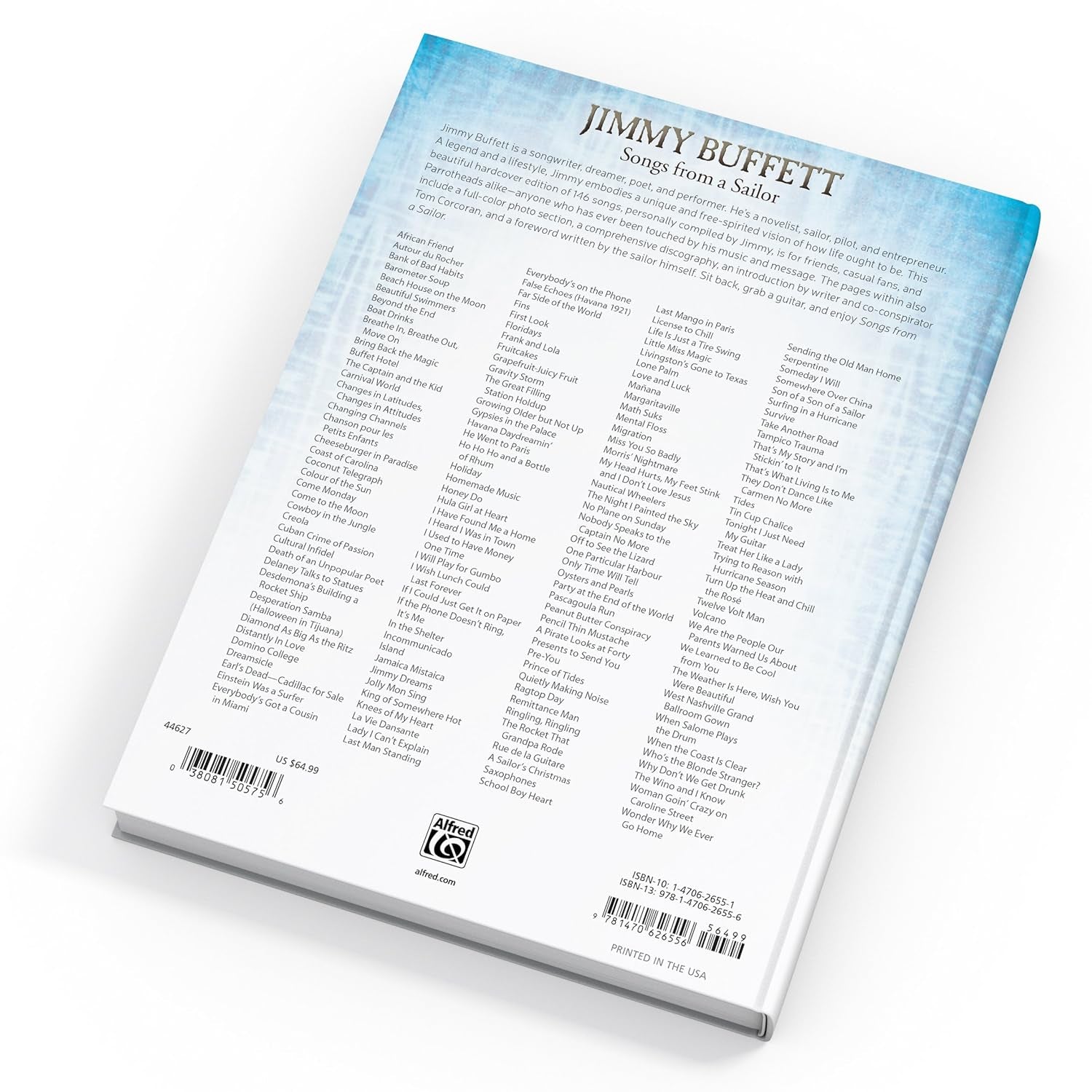 Jimmy Buffett -- Songs from a Sailor: 146 Selected Favorites (Guitar Songbook Edition), Hardcover Book